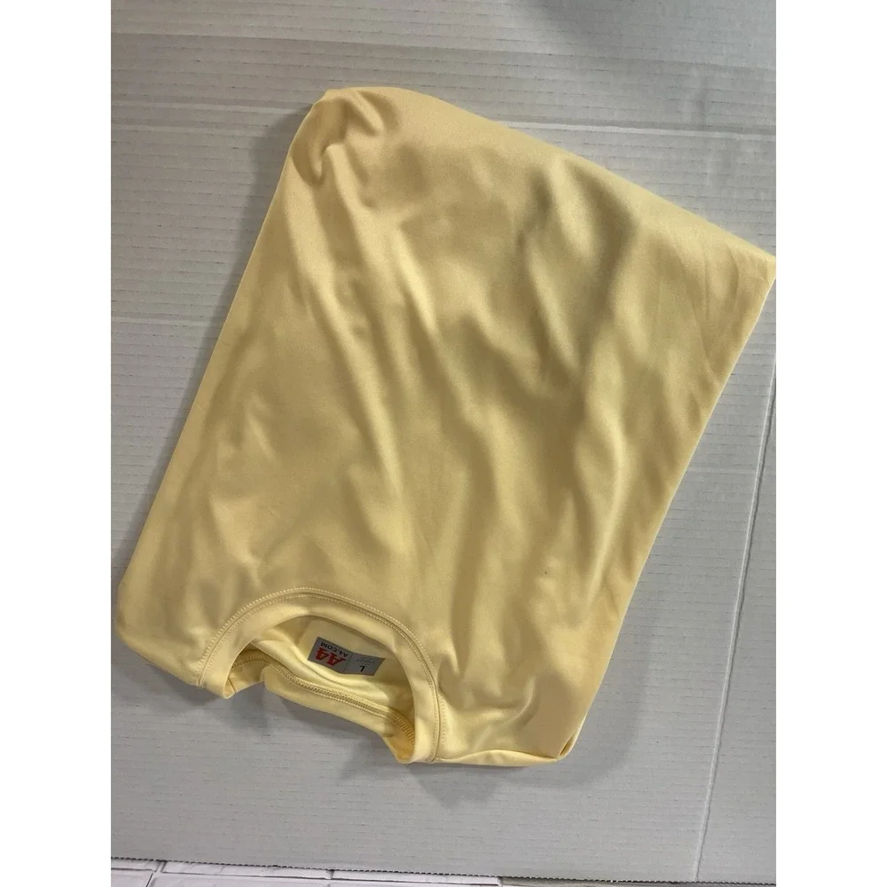 A4.com LS Men's Activewear‎ Shirt Lg Yellow